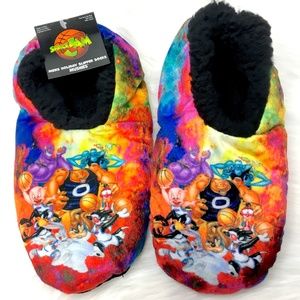 NWT Space Jam Mushies Slipper Socks
